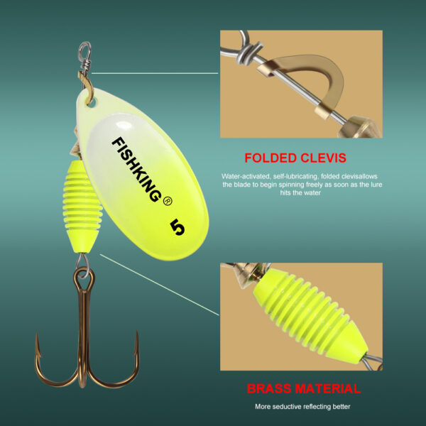 FISH KING New Metal  Spinner Bait - Image 3