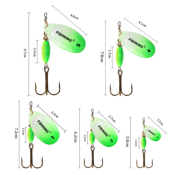 FISH KING New Metal  Spinner Bait - Image 2