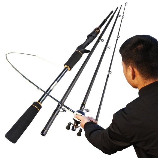 Sougayilang Carbon Fiber Fishing Rod and Reel Combo - Image 2