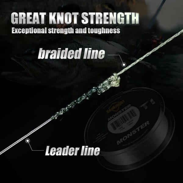 SeaKnight Brand MONSTER W8 Fishing Line 150M 300M 500M 8 Strands Braided Fishing Line Multifilament PE Line 15 -100LB - Image 6