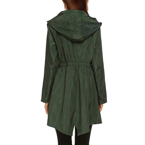 Women’s Solid Rain Jacket - Image 4