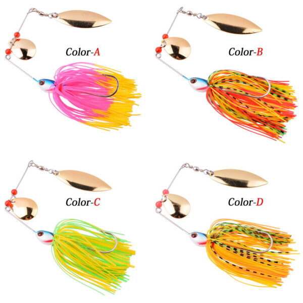 1pcs Spinner Bait  Metal Lure - Image 2