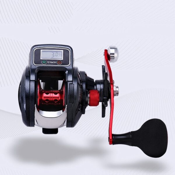 6.3:1 13+1BB Fishing Reel Left / Right Hand Low Profile Line Counter Fishing Tackle Gear with Digital Display Carretilha Pesca - Image 4