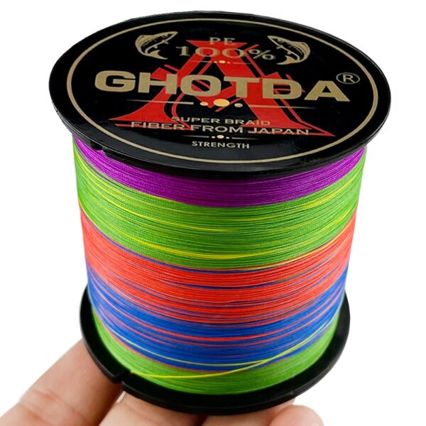 GHOTDA Braid Fishing line 300M 500M 1000M 4 Strands Multifilament - Image 4