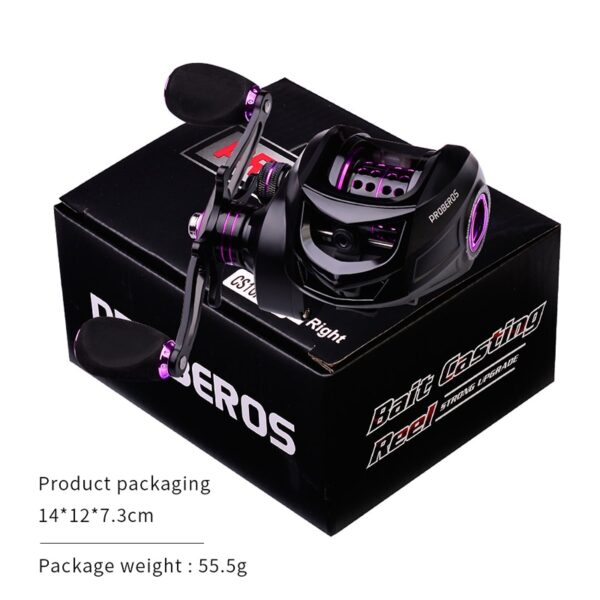 PROBEROS Fishing Reel 7.2:1 High Speed Ultralight Baitcasting Reel - Image 6