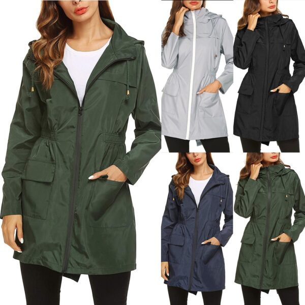 Women’s Solid Rain Jacket