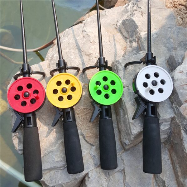 Ice Fishing Rod With Reel (random color shipped)