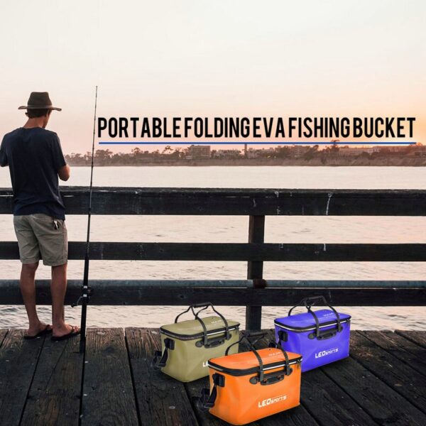 Outdoor Folding EVA Fish Bucket - Image 6