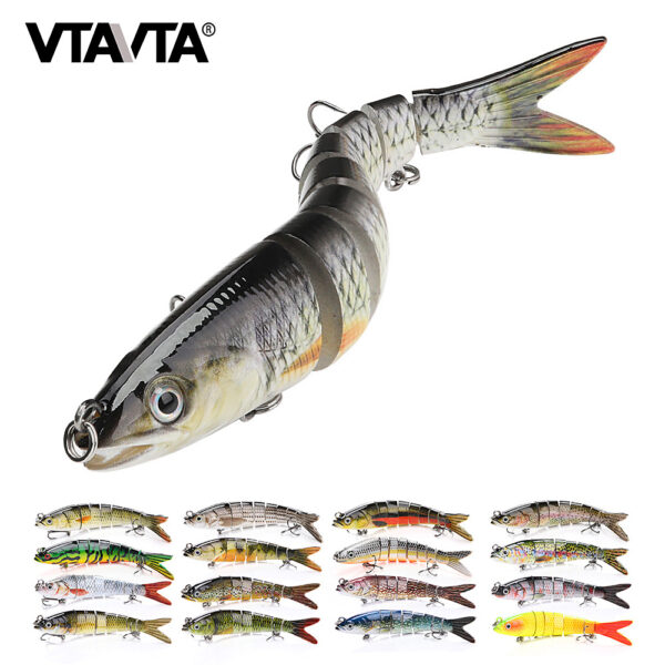 VTAVTA 10/14cm Sinking Wobblers Jointed Crankbait