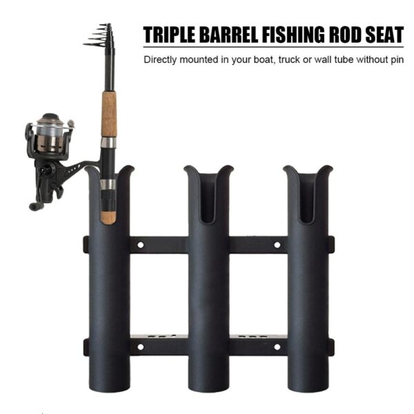 Multifunctional Vertical 3-Link Fishing Rod Holder - Image 2