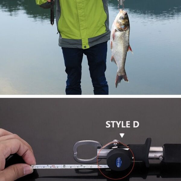 Fish Lip Gripper Fish Scales Professional Fish Holder Stainless Steel Fish Lip Grabber Fish Lip Grip Tool with Weight Scale - Image 6