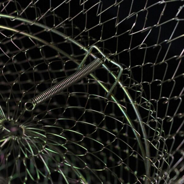 Metal Foldable Hanging Wire Net Fish Cage - Image 4