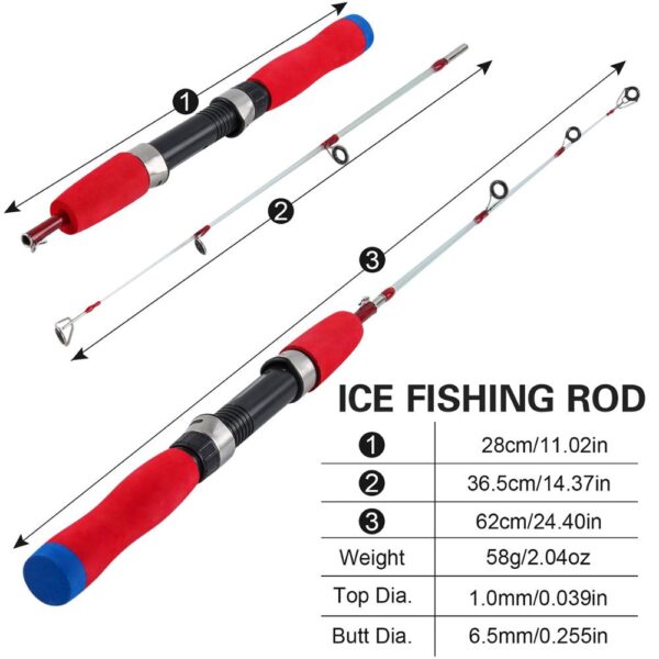 Sougayilang Ultralight Winter Fishing Rod (reel separate) - Image 5