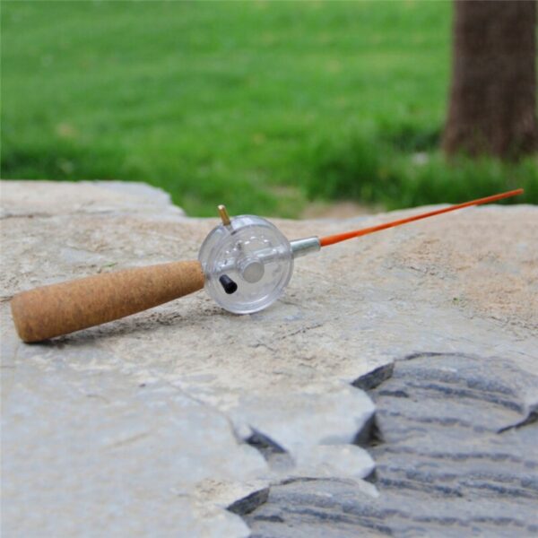 Ice Fishing Rod & Reel Plastic Mini Size Winter Fishing - Image 5