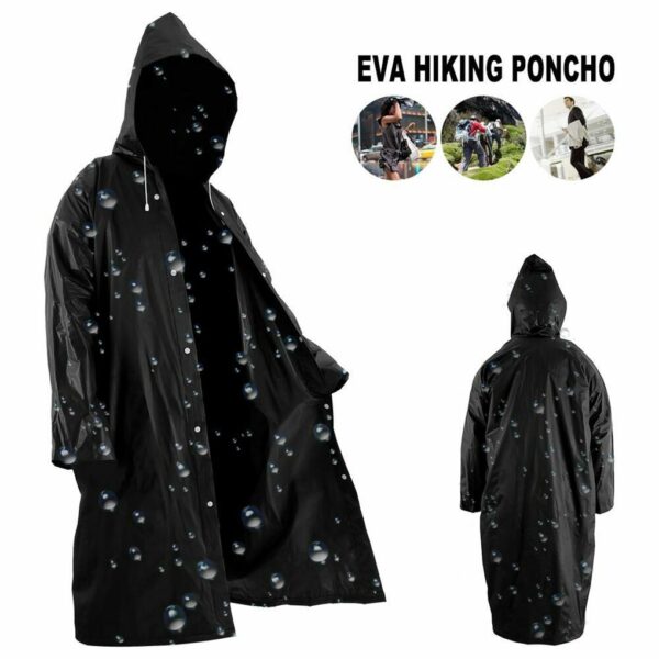 Unisex Long Raincoat High Quality 1 PC 145*68CM EVA - Image 2