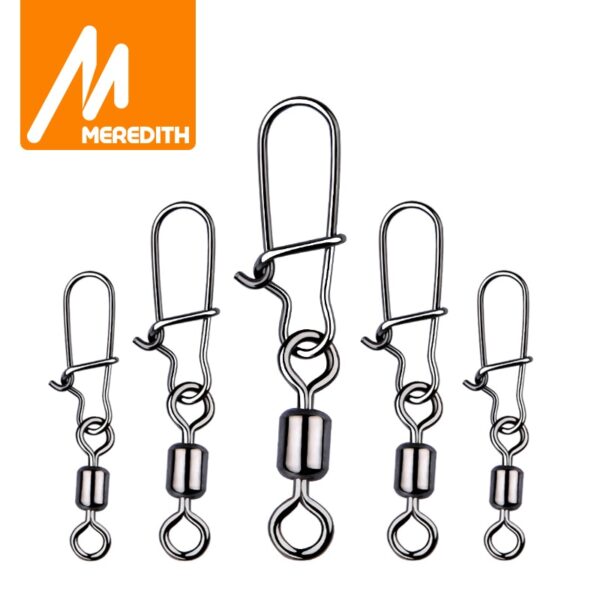 MEREDITH 50PCS Swivel Fishing Accessories