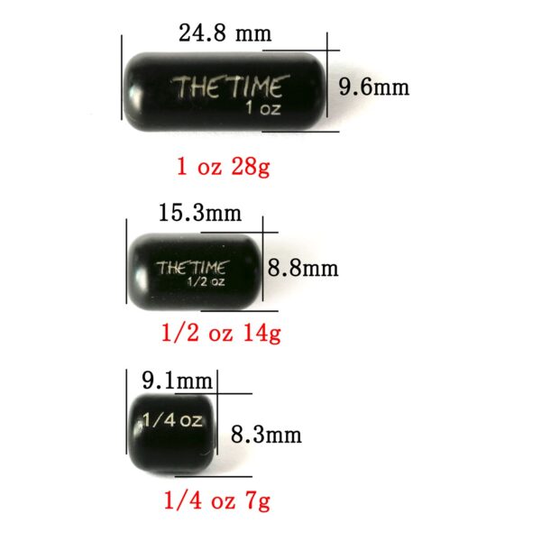 THE TIME Texas / Carolina Rig Tungsten Sinker - Image 3