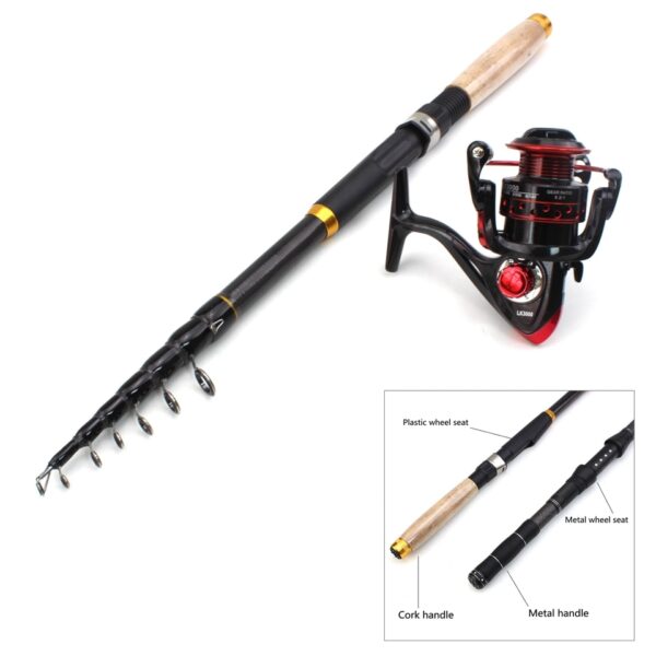 Carbon Fiber Telescopic Fishing Rod - Image 5