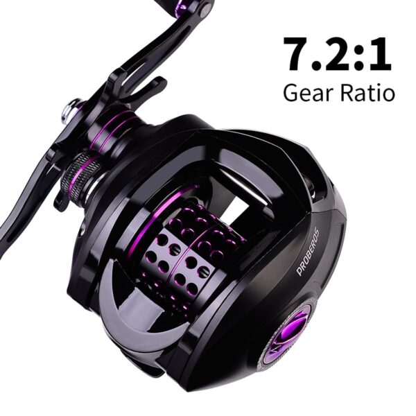 PROBEROS Fishing Reel 7.2:1 High Speed Ultralight Baitcasting Reel - Image 4