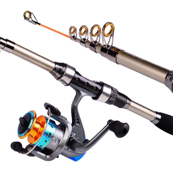 Telescopic Fishing Rod and Reel Combos Full Kit - Image 4