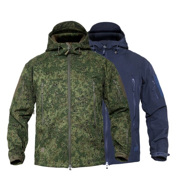 Camouflage Fleece Tactical Jacket - Image 2