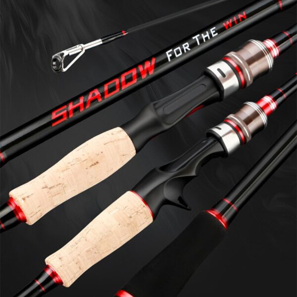 High Quality 3 Sec Carbon Rod Spinning Casting Rod Fishing Tackle - Image 2