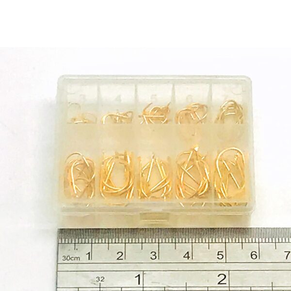 100pcs/Box Fishhook Catfish/Circle/Treble/Fish/Fishing Hook 10 Mixed Sizes 3#-12# - Image 4