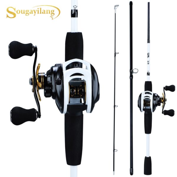 Sougayilang Fishing Rod Reel Combo Portable