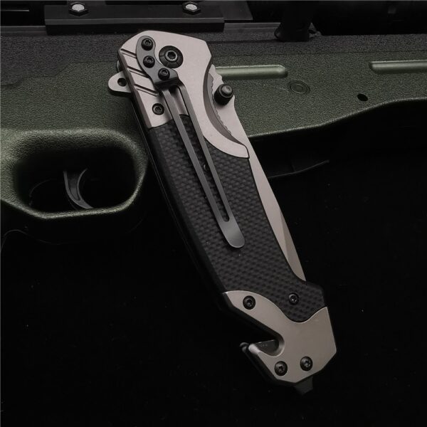 23CM (9') 58HRC Folding Knife - Image 5