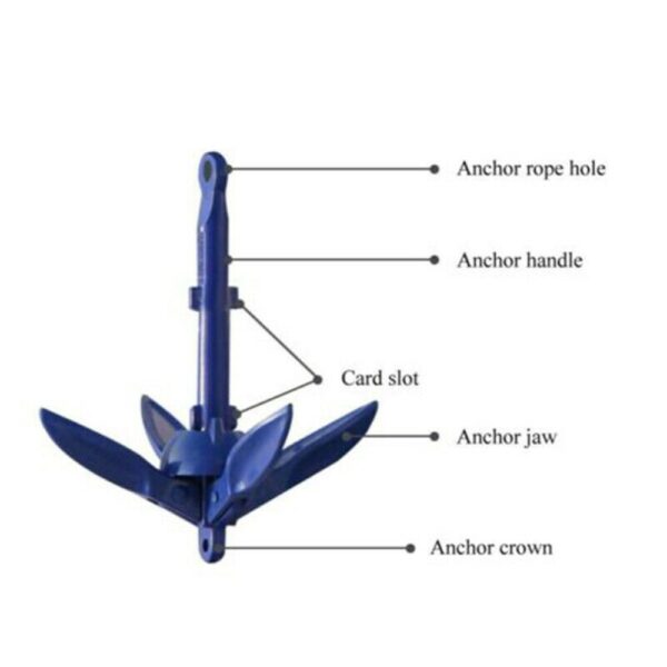 Aluminum Folding Boat Anchor For Canoe Kayak - Image 3