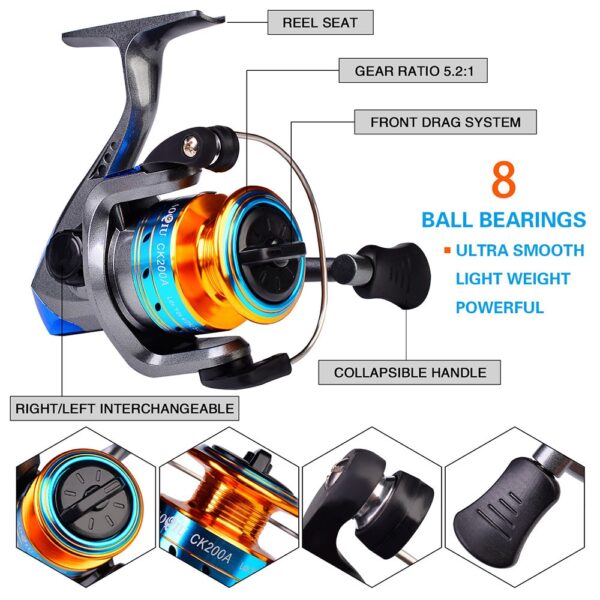 Telescopic Fishing Rod and Reel Combos Full Kit - Image 5