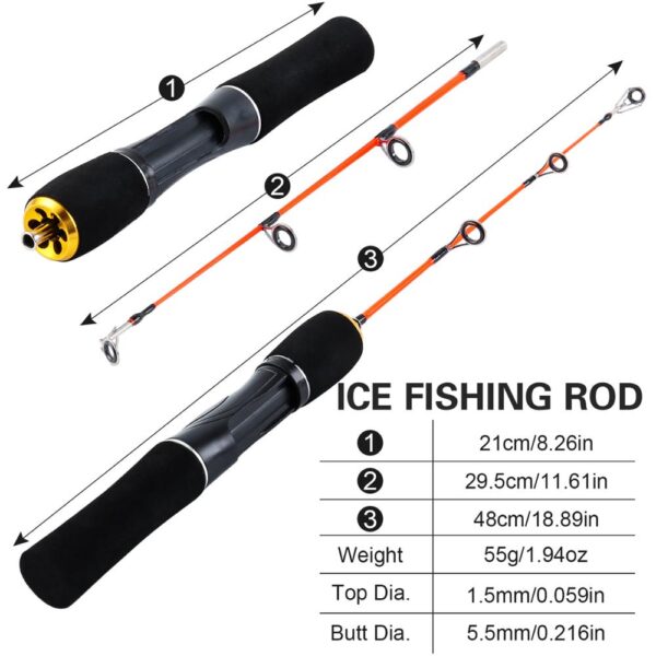 Sougayilang Ultralight Winter Fishing Rod (reel separate) - Image 3