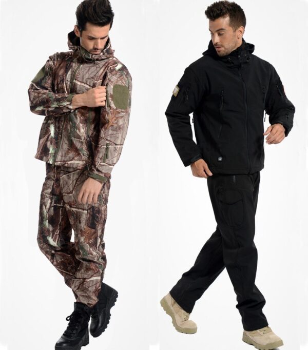 Camouflage Hunting Jacket & Pants Set - Image 6