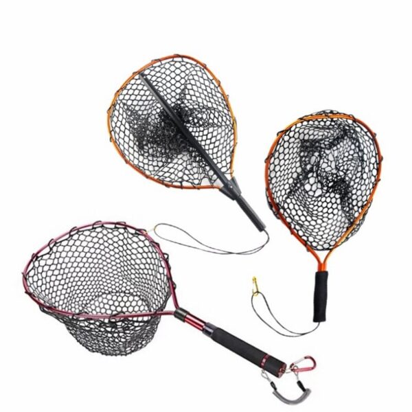 Foldable Rubber Net for Fly PVA Fishing Network - Image 2