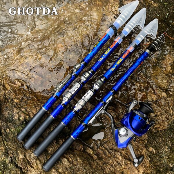 GHOTDA Telescopic Rock Fishing Rod