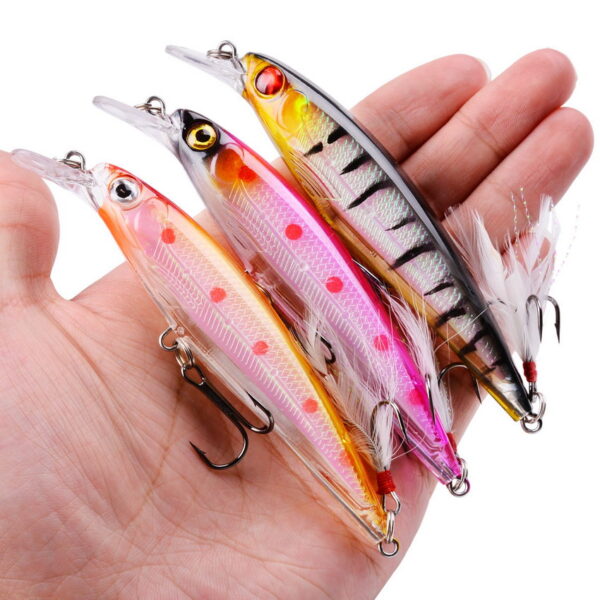 1PCS Laser Minnow Lure crankbait swimbait - Image 4