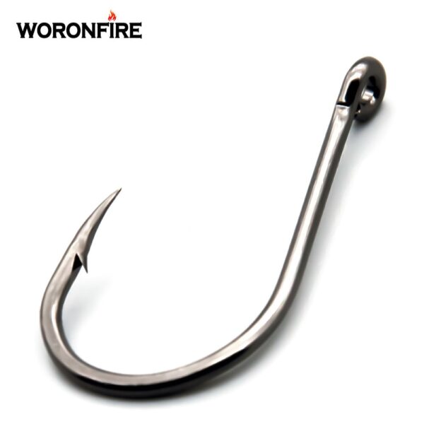 100C High Carbon Steel Fishhooks 50pcs/lot