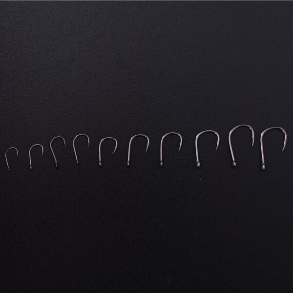 1000Pcs Fish hooks High Carbon Steel Fish Hooks 3#-12# 10 Sizes - Image 6