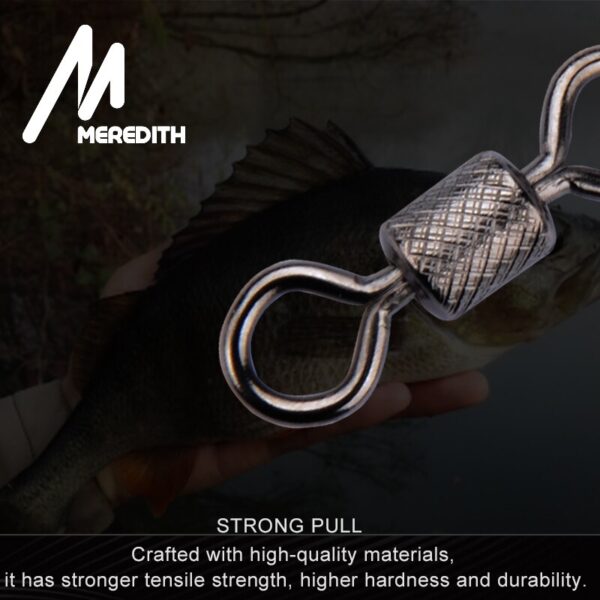 Meredith 50PCS/Lot Fishing Ball Bearing Swivel - Image 3