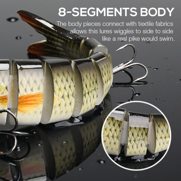 VTAVTA 10/14cm Sinking Wobblers Jointed Crankbait - Image 3