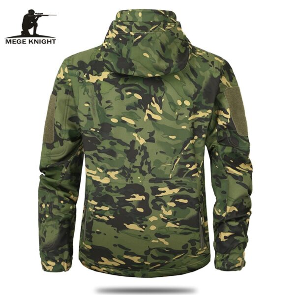 Camouflage Fleece Tactical Jacket - Image 3