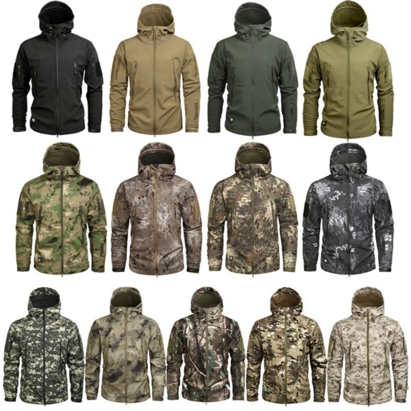 Camouflage Fleece Tactical Jacket - Image 4