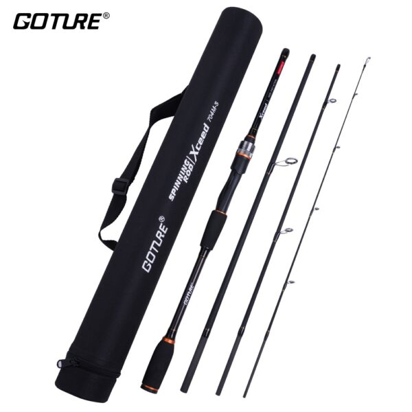 Goture Xceed Spinning Casting Carbon Fishing Rod with Portable Bag