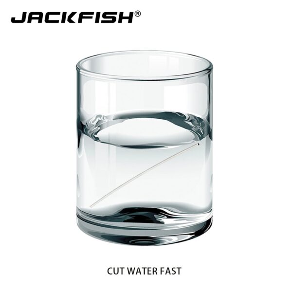 JACKFISH 100M Fluorocarbon Fishing Line  red/clear two colors 4-32LB Carbon Fiber Leader Line - Image 3