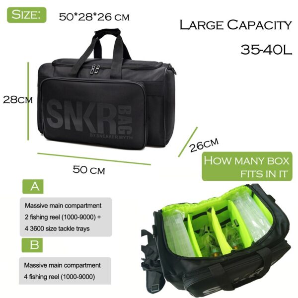 Large Fishing Reel Bag (Trays sold separately) - Image 3