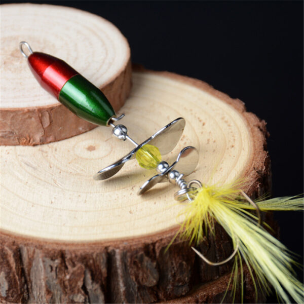 1pcs Rotating Spinner Fishing Lure - Image 2