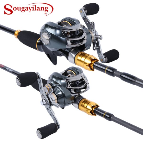 Sougayilang Fishing Rod and Baitcasting Reel