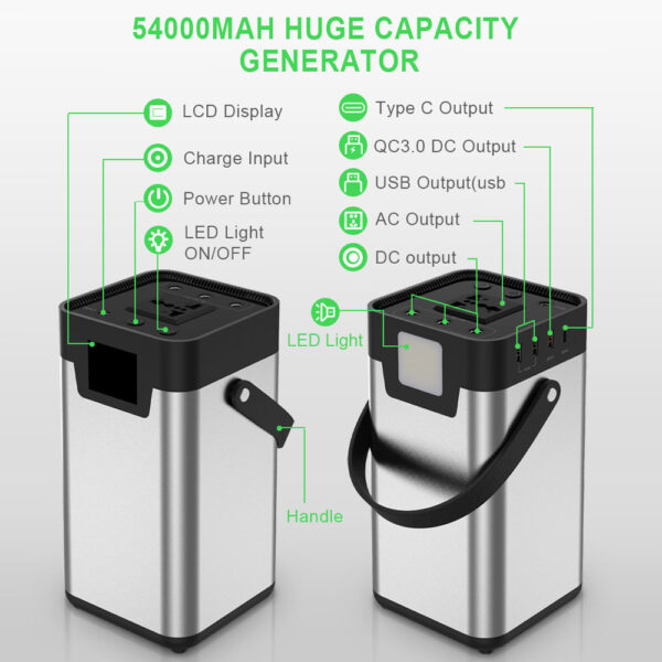 X-DRAGON 200W Solar Power Bank - Image 3