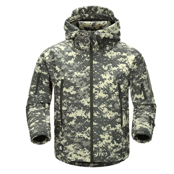 Military Camouflage Fleece Jacket - Image 2