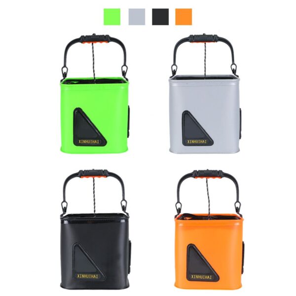 Fishing Bucket Box Folding Storage Container Carrier EVA - Image 5